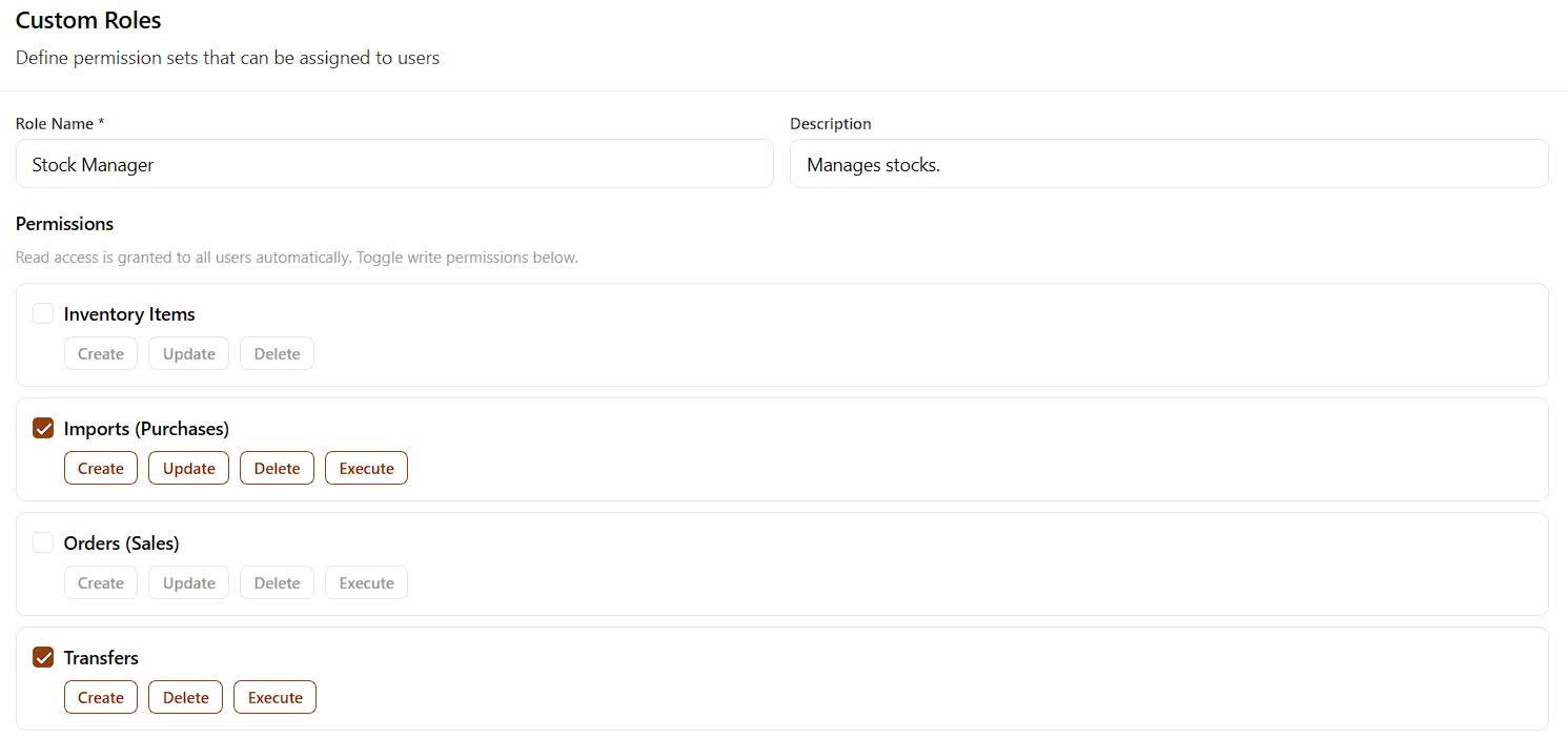 Permission policy editor screenshot